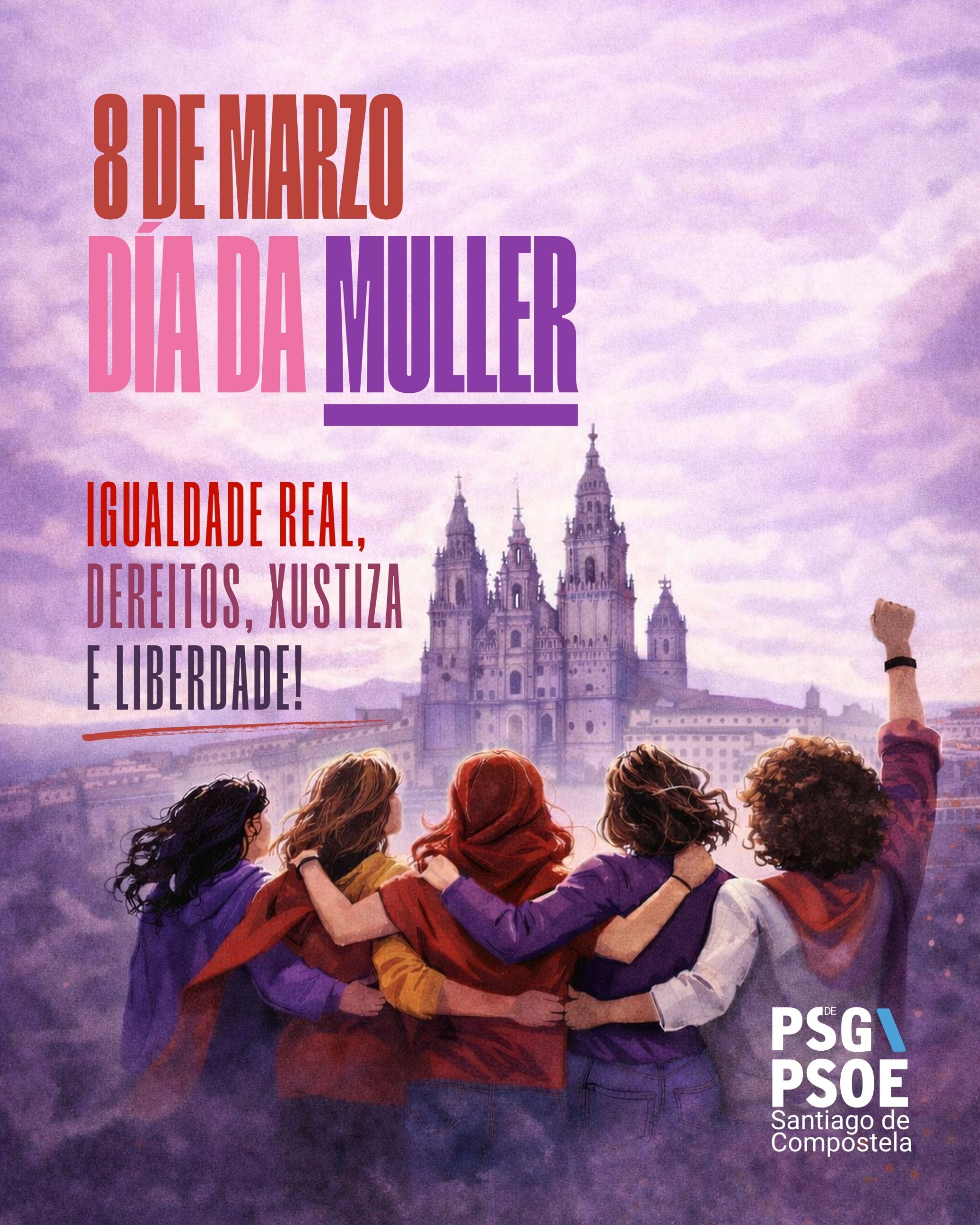 Santiago, ás rúas este 8M